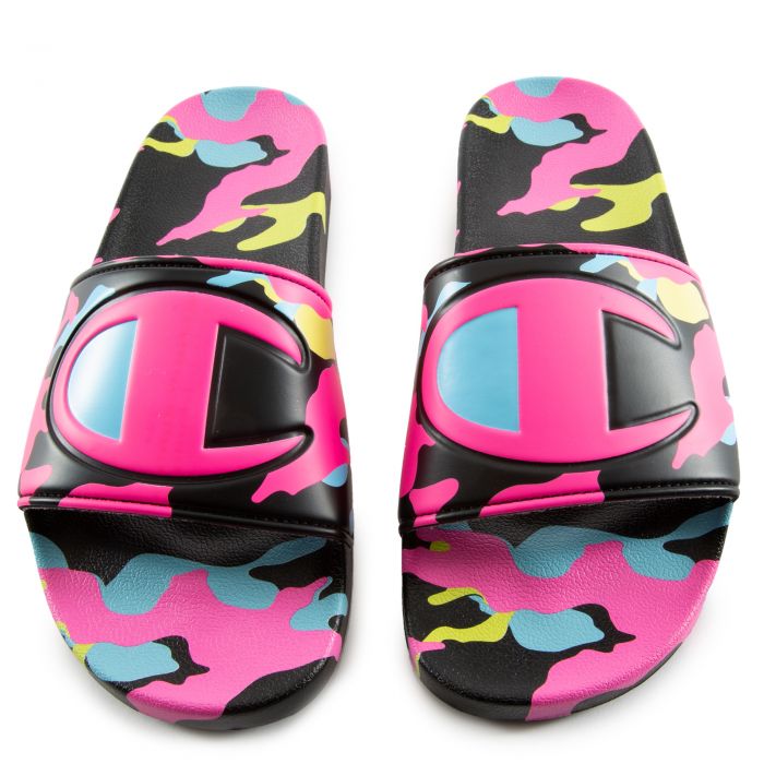 black camo champion slides