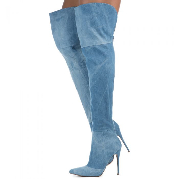 Women's Yachel-3S High Heel Boot ICE DENIM