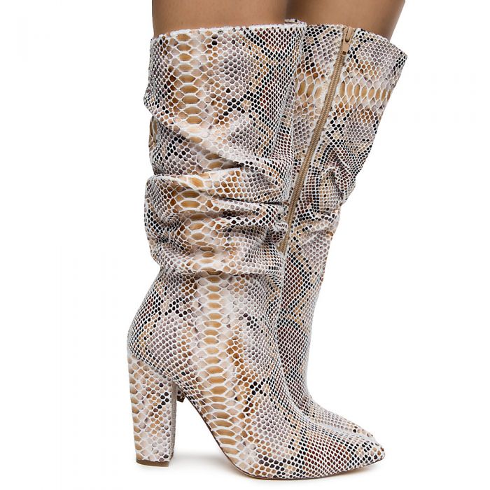 Women's Hariot-1 Half Calf Boot Beige
