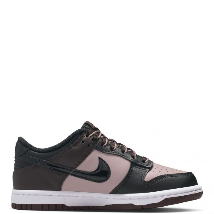 Grade-School Dunk Low SE Particle Rose/Black-Velvet Brown-White