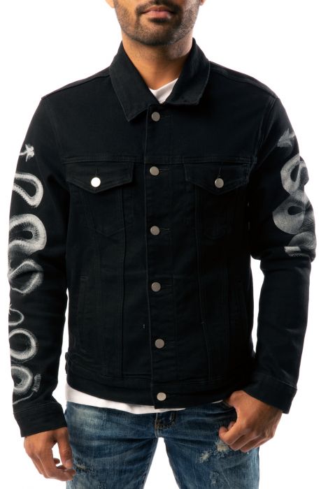 Huntington Denim Jacket Black