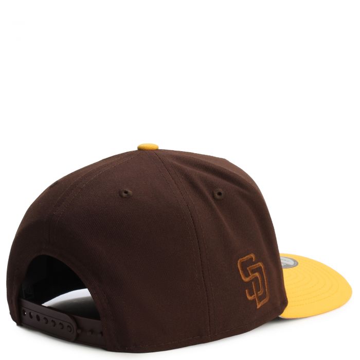 MLB San Diego Padres 950AF Pre-Curved Cartoon Snapback Brown