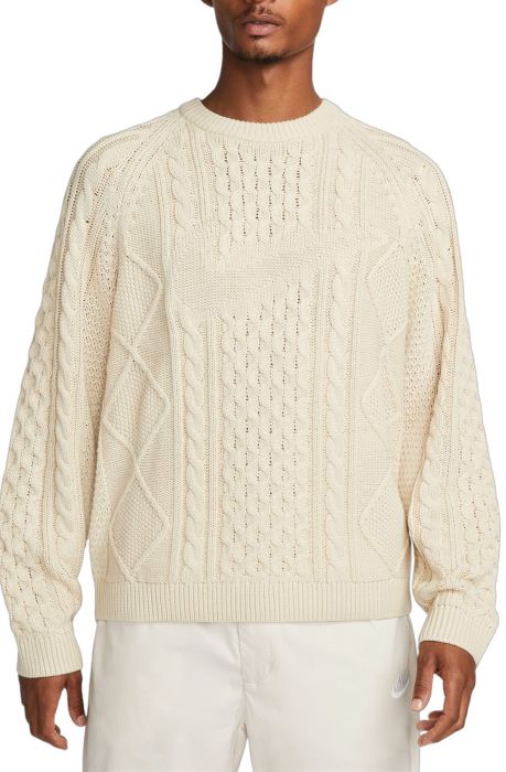 NIKE Sportswear Cable Knit Sweater DQ5176 206 - Shiekh