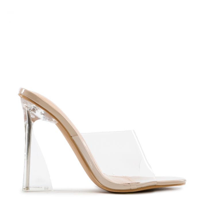 CAPE ROBBIN Vikki Clear High Heels VIKKI-NUD - Shiekh