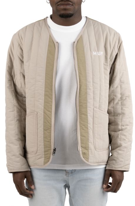 Reversible Liner Jacket Cream/Sage