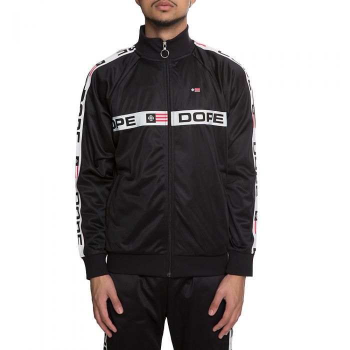 DOPE Men s F1 Track Jacket D0218 J315 BLK Shiekh