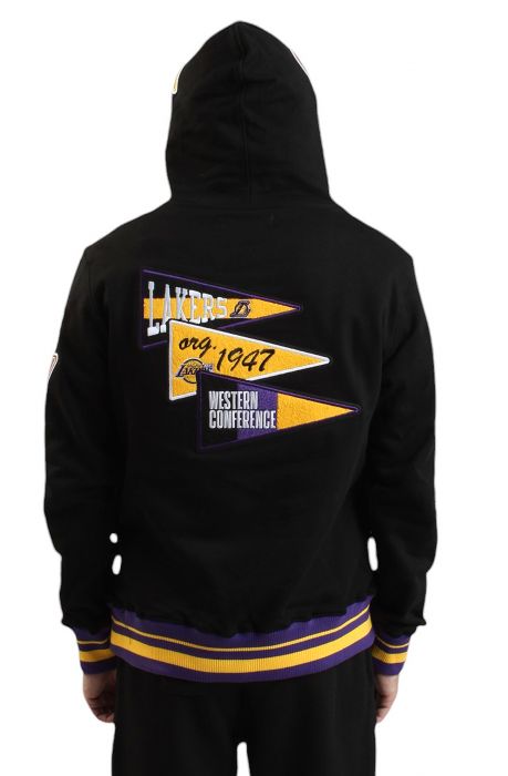 NBA Los Angeles Lakers Pennant Hoodie Black