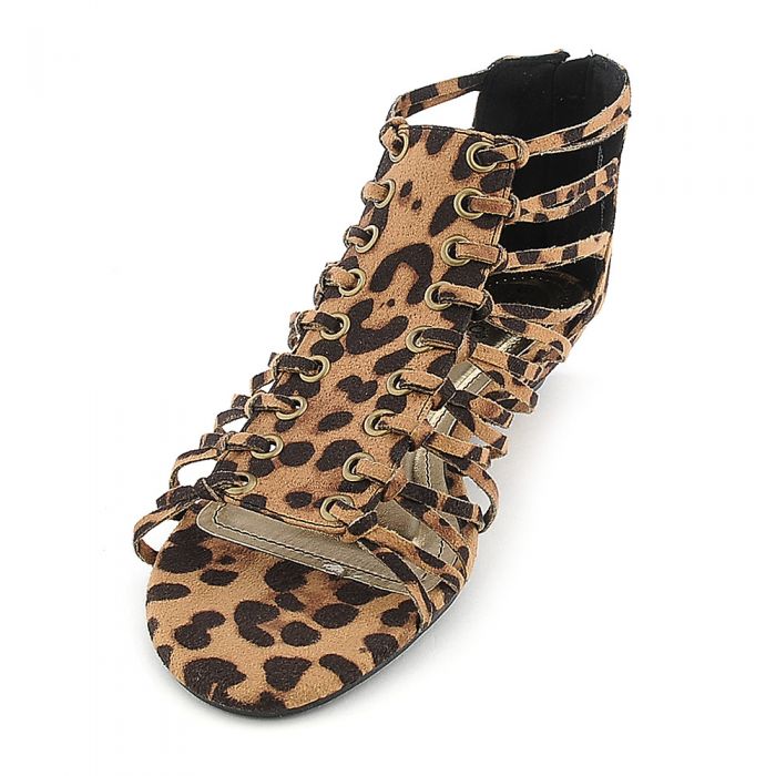 Dalinda-34 Strappy Sandal Leopard Print Leopard Print