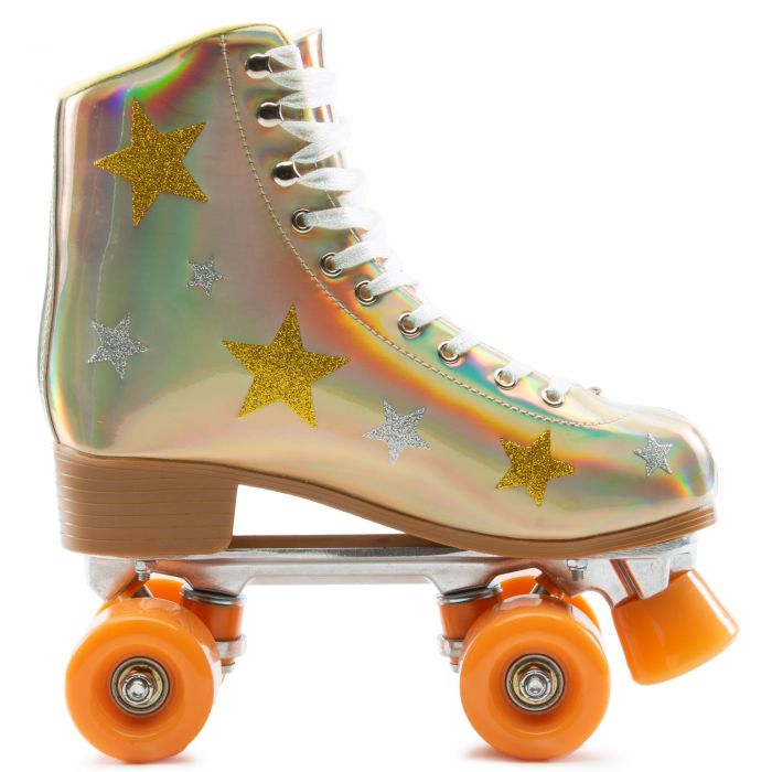 Archie-224 PomPom Roller Skates Glitter