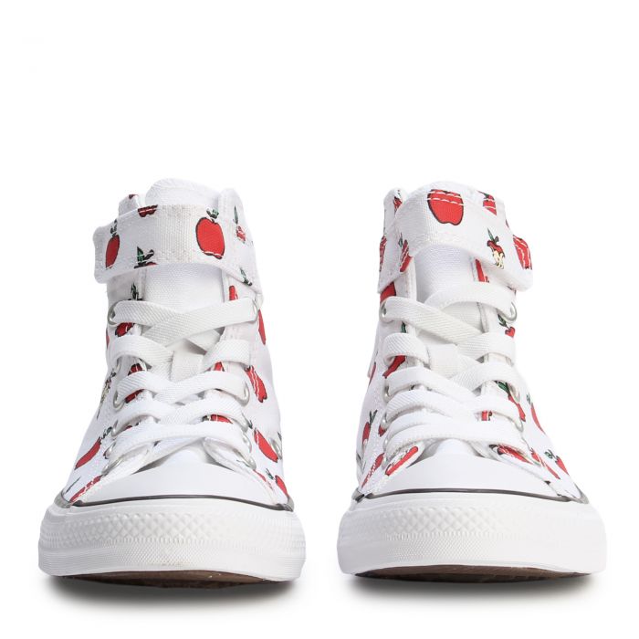Pre-School  Chuck Taylor All Star Allover Apples Easy On White/Red/Black