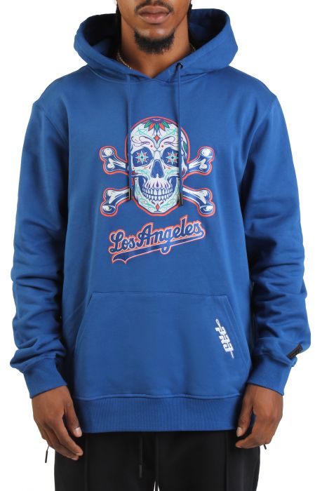 MLB Los Angeles Dodgers Sugar Skull Hoodie  Dodger Blue