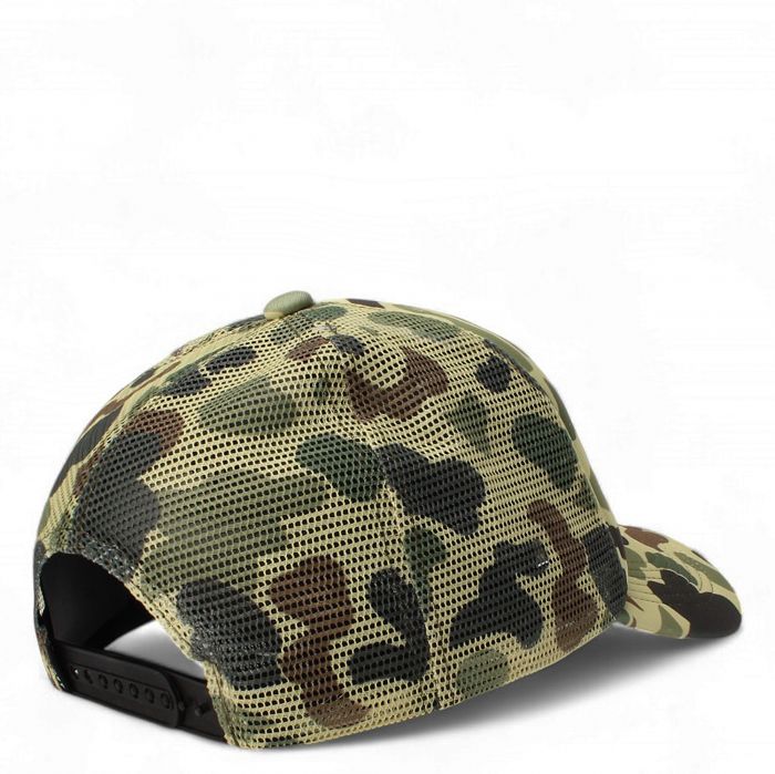 Smiley Camo Trucker Hat Green/Camo