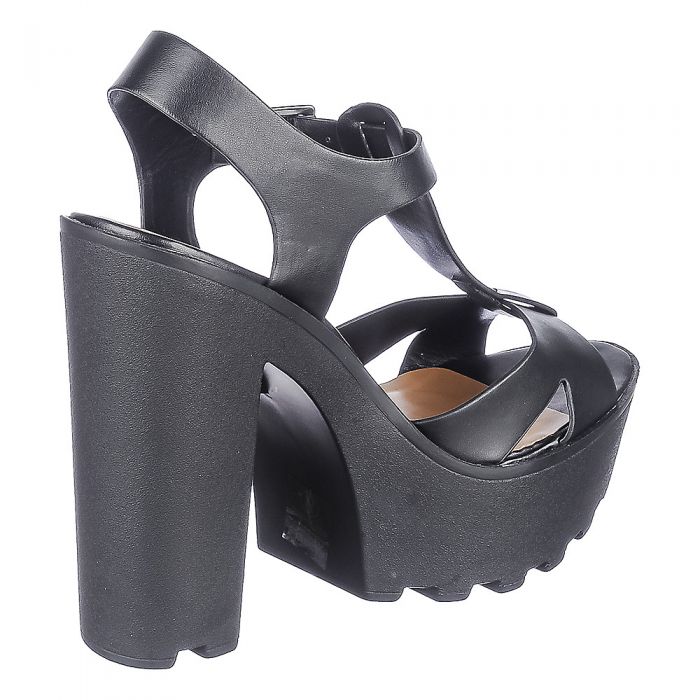 SHIEKH Women's LabS High Heel Sandal FD LABS/ALL BLACK Shiekh