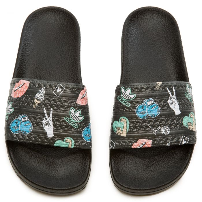 (GS) Adilette Slides Core Black