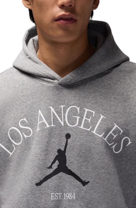 Los Angeles Pullover Hoodie grey