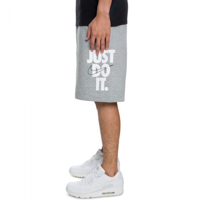 MEN'S NIKE SPORTSWEAR HBR SHORT FLC DK GREY HEATHER