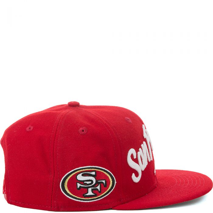 San Francisco 49ers Snapback Cap Red/White