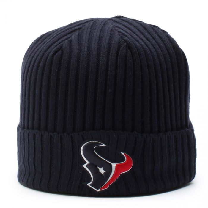 Houston Texans Script Beanie  Midnight Navy