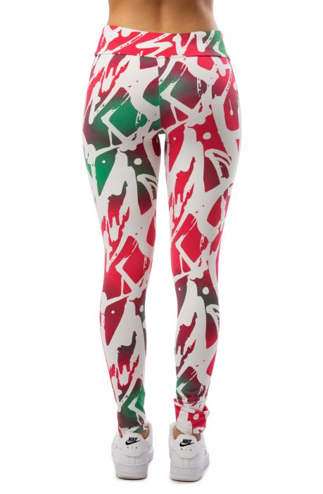 Parker Leggings Fuchsia/Green