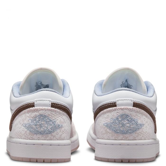 Women's Air Jordan 1 Low WHITE/IRONSTONE-WHITE-LIGHT SOFT PINK