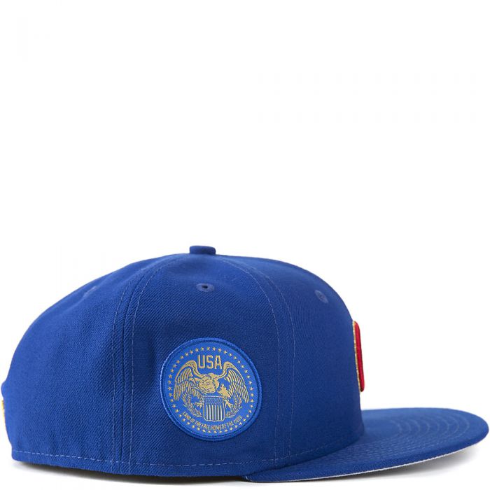 Blue Chicago Bears Fitted Cap