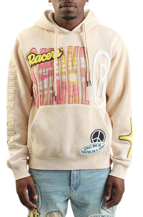 Smoke Racers Hoodie Clay
