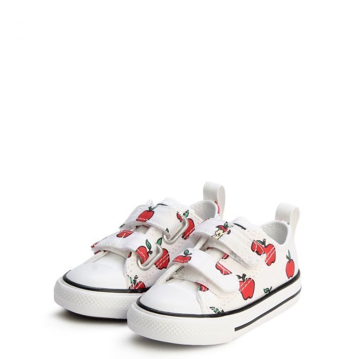 Toddler Chuck Taylor All Star Allover Apples Easy On White/Red/Black
