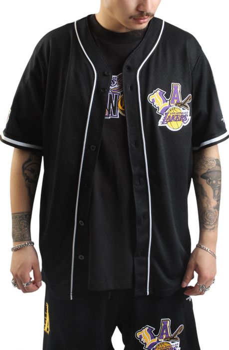 NBA Lakers City Ransom Mesh Jersey Black