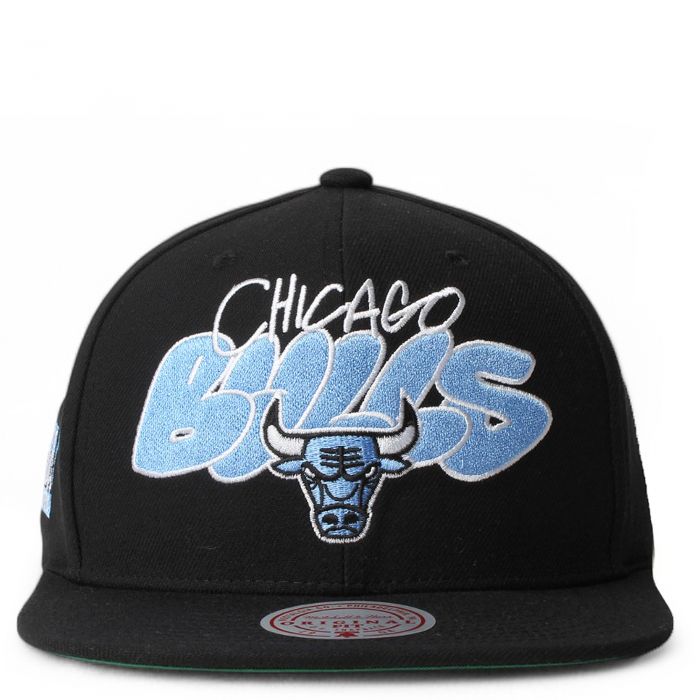 NBA Throw Down Snapback Bulls Black