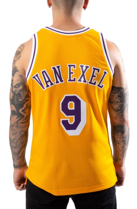 MITCHELL AND NESS Los Angeles Lakers Nick Van Exel Swingman Jersey