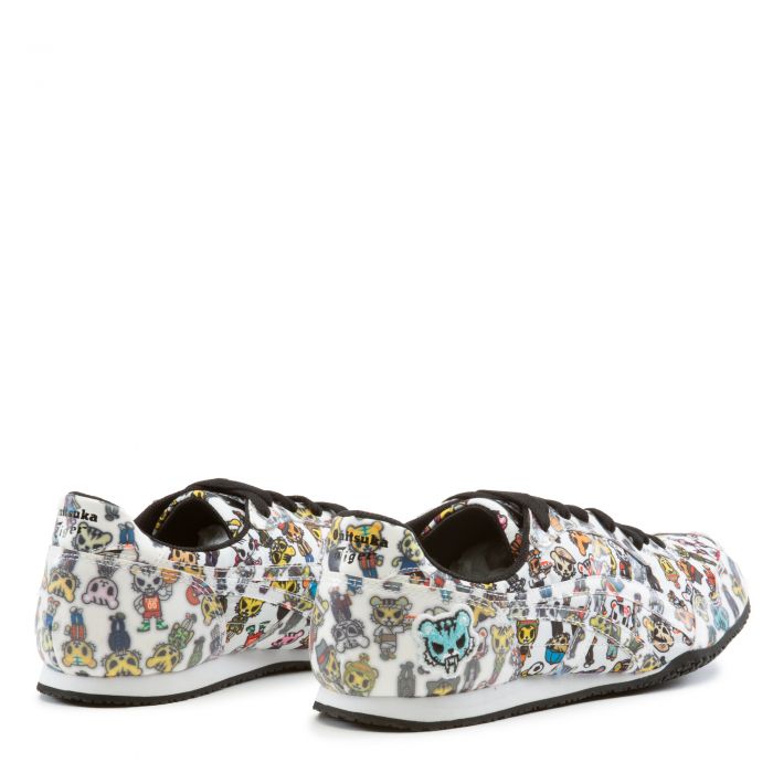Onitsuka Tiger for Women: Serrano All Over/White Sneakers Multi