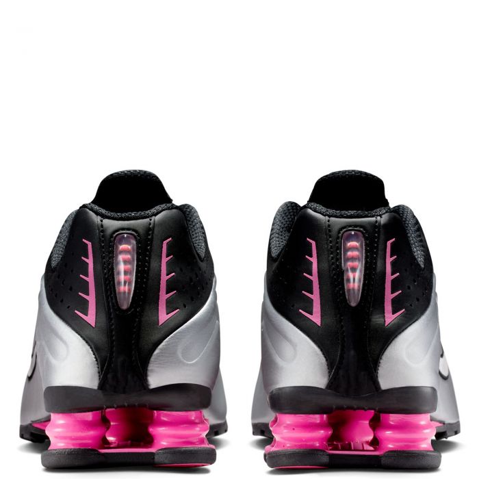 Shox R4 Black/Metallic Silver-Pinksicle
