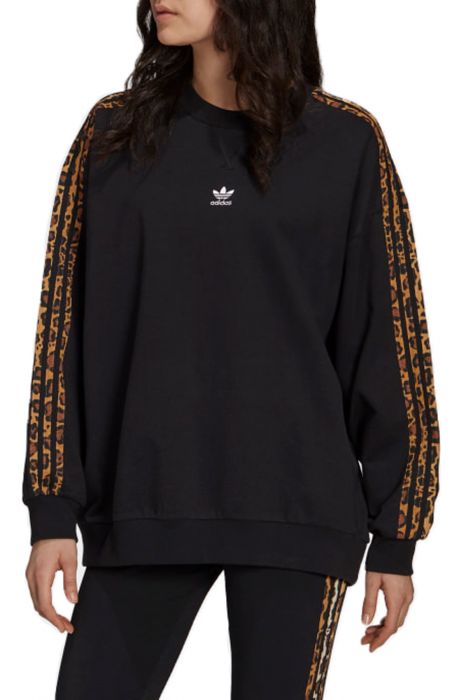 Originals Crew Sweatshirt Black/Leopard