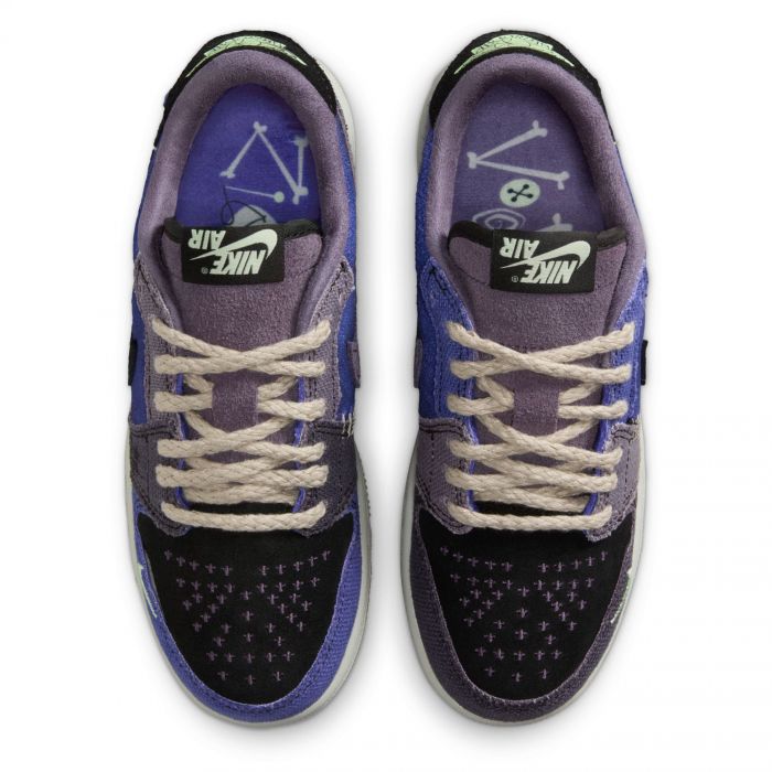 (GS) Zion Williamson x Air Jordan 1 Retro Low OG Voodoo Alternate Regency Purple/Vapor Green-Black