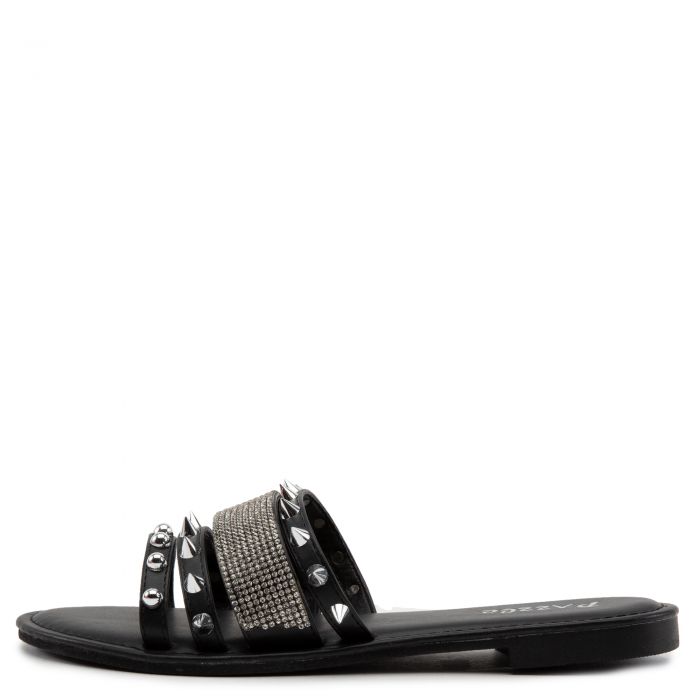 Hey-89 Studded Sandals Black