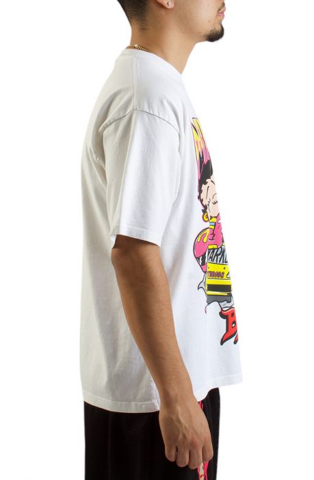 Betty Boop Racing T-Shirt  White