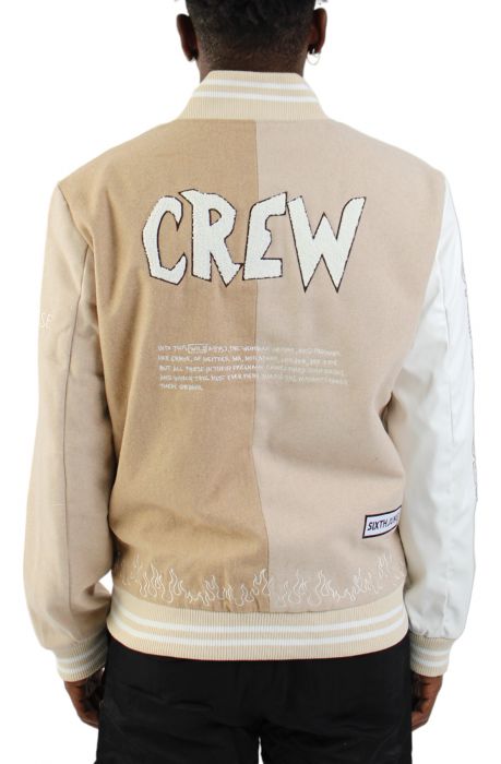 Crew Luv Spliced Jacket Beige