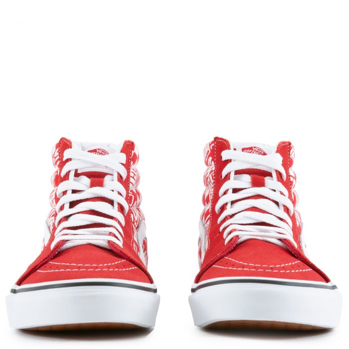 Off The Wall Sk8-Hi Chili Pepper/Racing Red