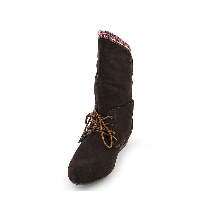 Low-Heel Boot Picnic-03 Brown