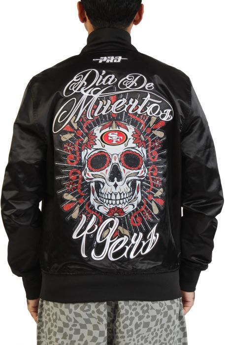 San Francisco 49ers Dia De Muertos Jacket Black