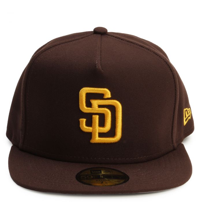 MLB San Diego Padres 59FIFTY Fitted Hat Brown
