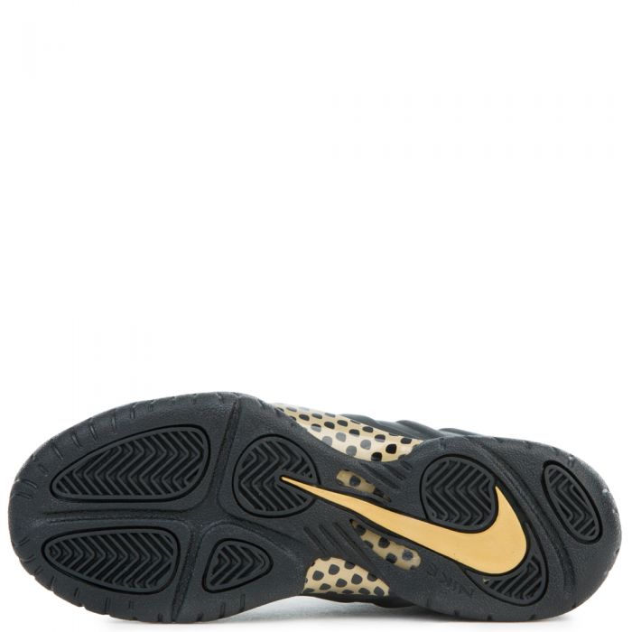 nike little posite pro black and gold