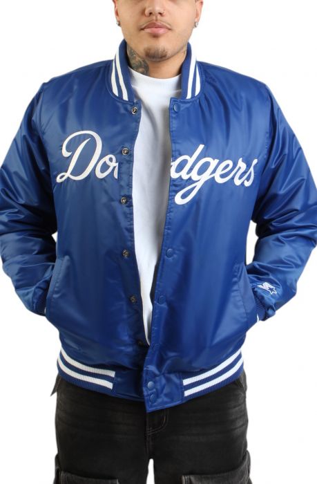 MLB Los Angeles Dodgers Satin Jacket  Dodger Blue