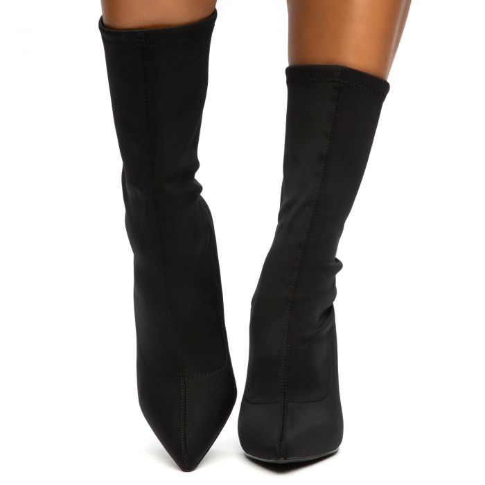 Nordic-2 Neoprene Heel Booties Black