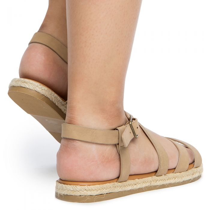 Women's Strappy Sandal Camel