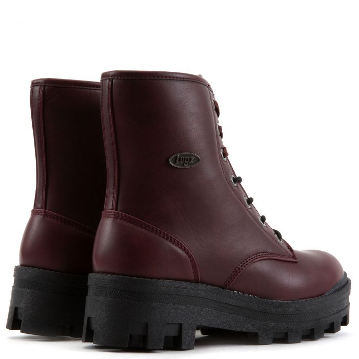 Dutch Combat Boots Wine/Black