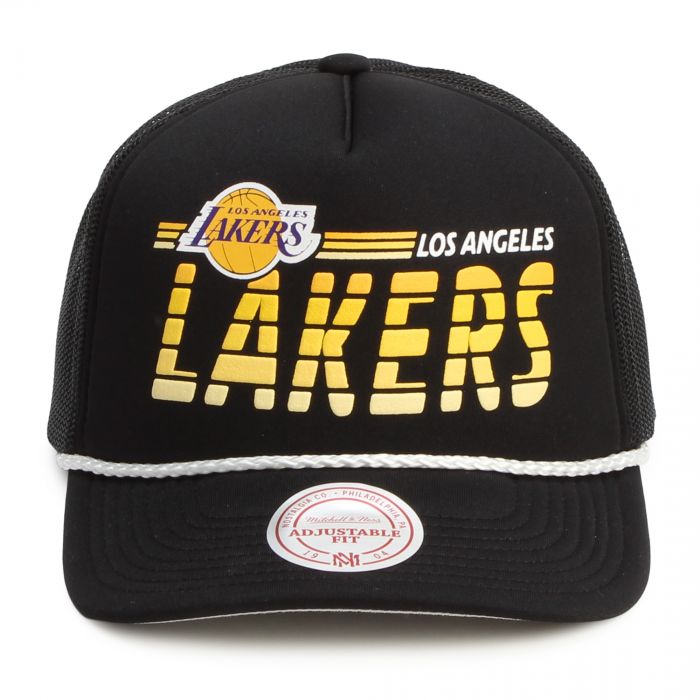 NBA Los Angeles Lakers Graded Trucker Adjustable Snapback Black