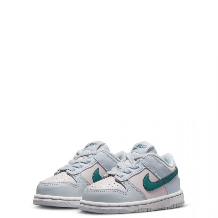 Toddler Dunk Low Football Grey/Mineral Teal-Pearl Pink