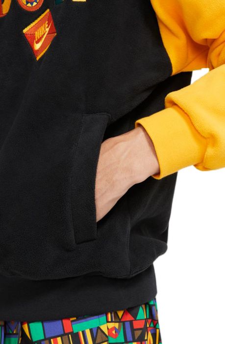 Kuinige-Yurusanai 90's NIKE コットン ジップ 97年製 NIKE Zip Up Jersey 白黒 L 銀タグ 90s ナイキ