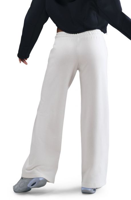  Sportswear Club Fleece Mid-Rise Wide-Leg Sweatpants Sail/Black